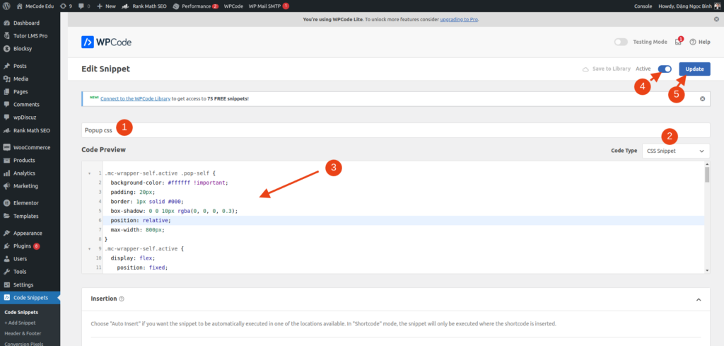 Tạo Popup không cần dùng Plugin để tăng tốc website