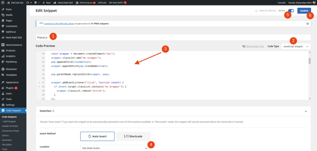 Tạo Popup không cần dùng Plugin để tăng tốc website