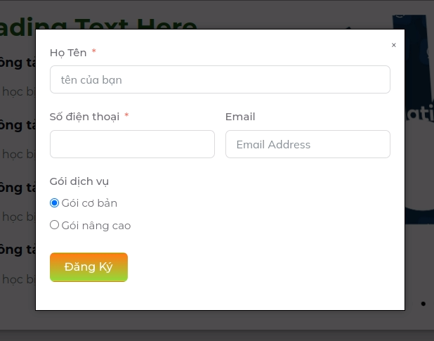 thiet ke popup cho form
